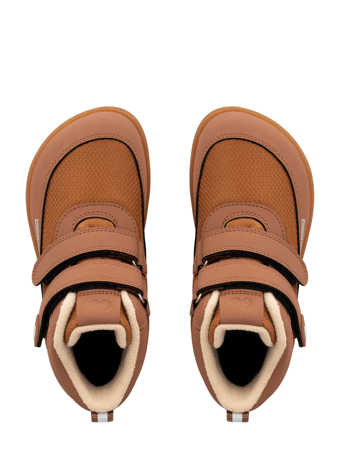 Kids winter barefoot boots Be Lenka Zippu Junior - All Brown - BarefootHub - UK Barefoot Shoes