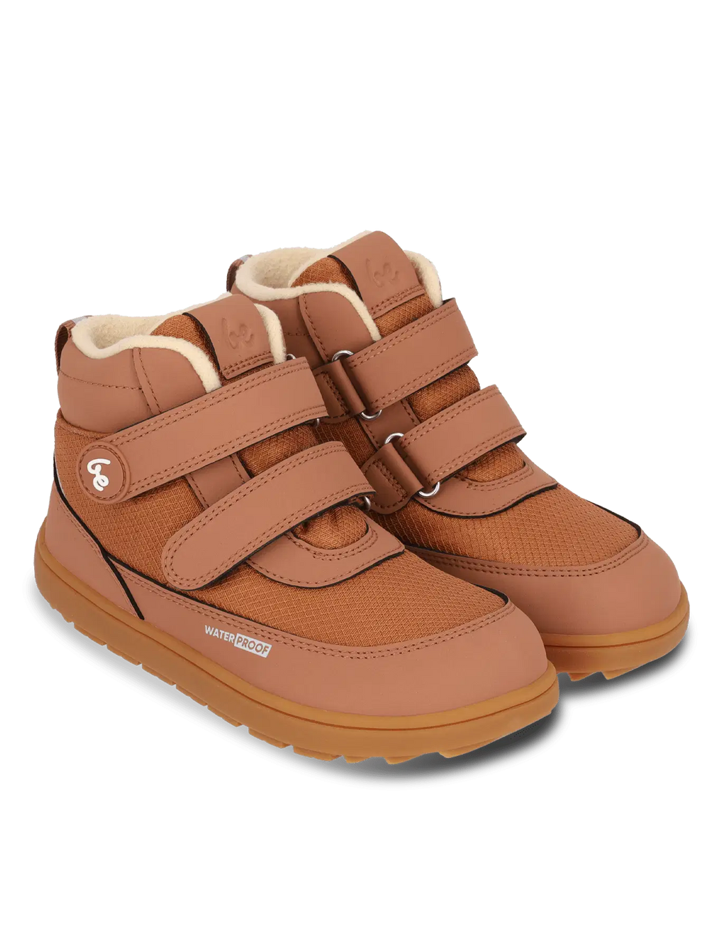 Kids winter barefoot boots Be Lenka Zippu Junior - All Brown - BarefootHub - UK Barefoot Shoes