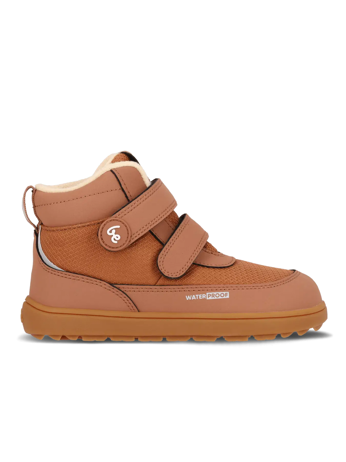Kids winter barefoot boots Be Lenka Zippu Junior - All Brown - BarefootHub - UK Barefoot Shoes