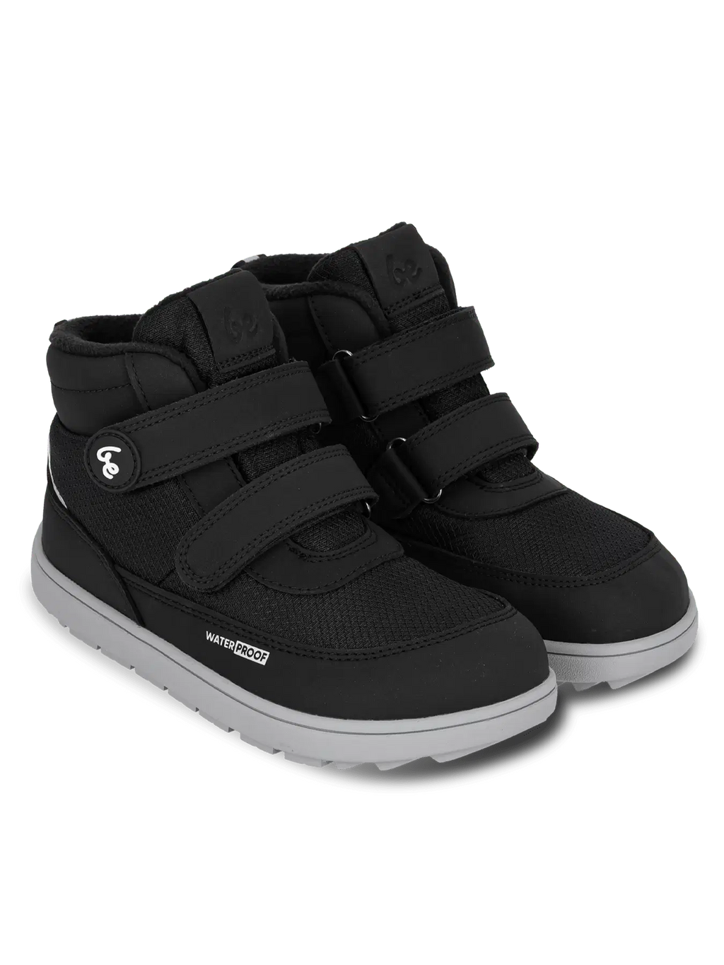 Kids winter barefoot boots Be Lenka Zippu Junior - Black & Grey - BarefootHub - UK Barefoot Shoes