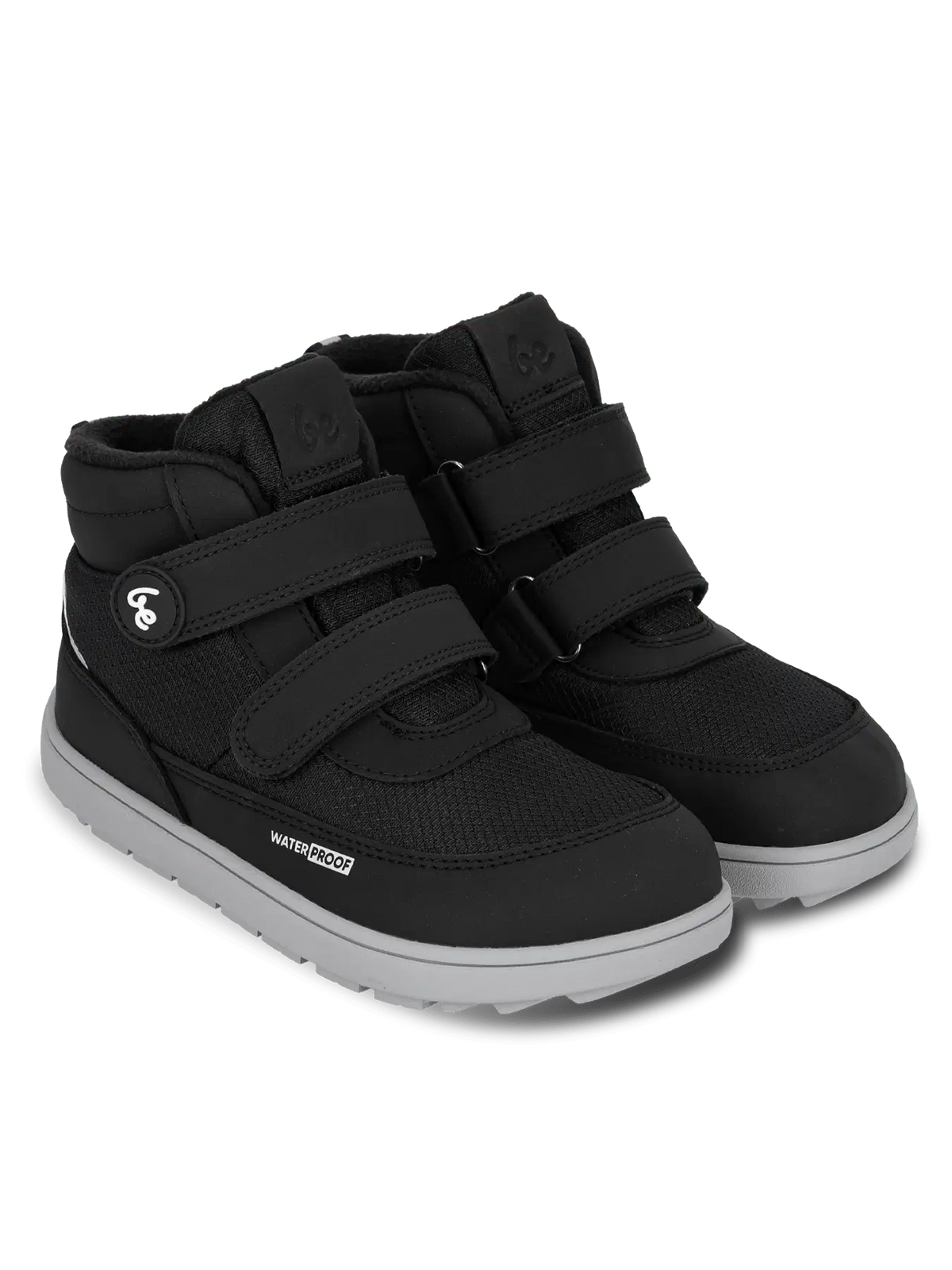 Kids winter barefoot boots Be Lenka Zippu Junior - Black & Grey - BarefootHub - UK Barefoot Shoes