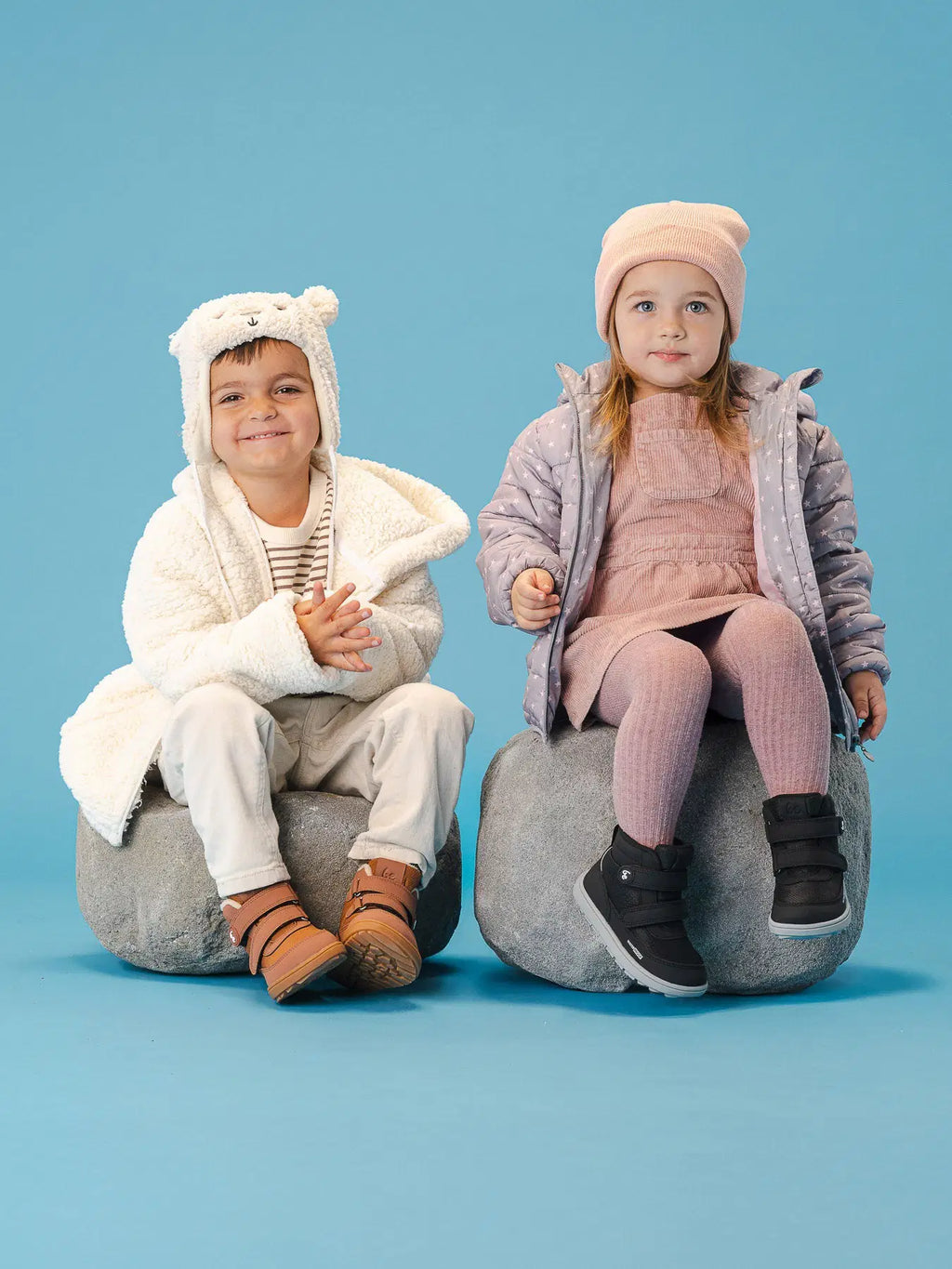 Kids winter barefoot boots Be Lenka Zippu Preschool - All Brown - BarefootHub - UK Barefoot Shoes