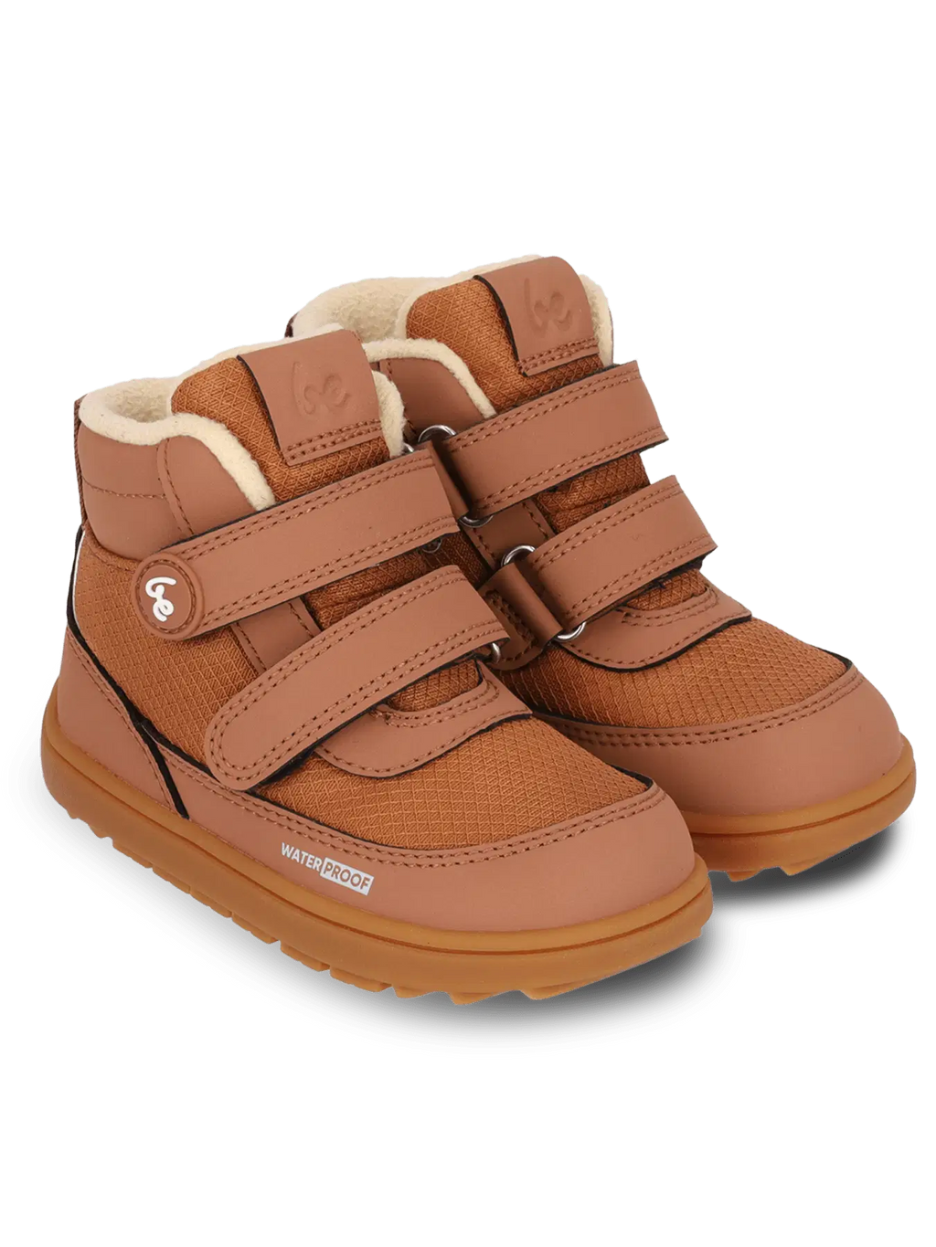 Kids winter barefoot boots Be Lenka Zippu Preschool - All Brown - BarefootHub - UK Barefoot Shoes