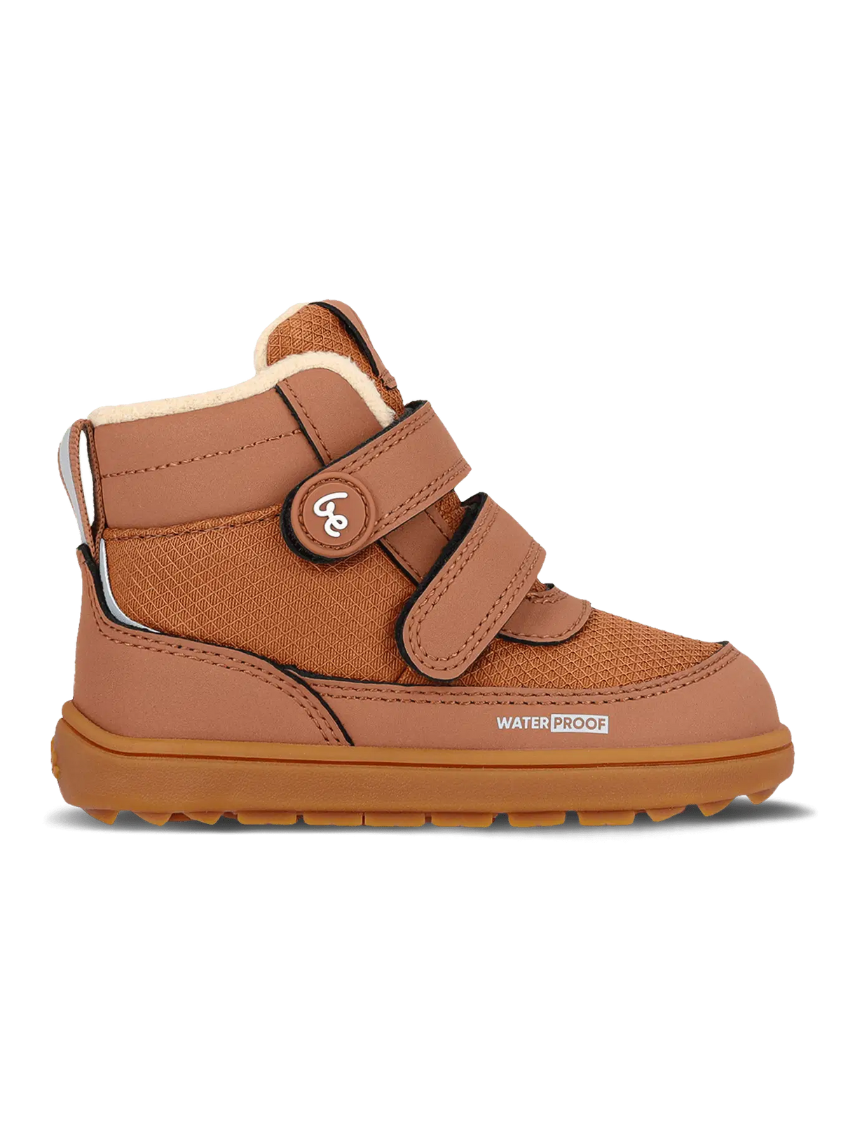 Kids winter barefoot boots Be Lenka Zippu Preschool - All Brown - BarefootHub - UK Barefoot Shoes