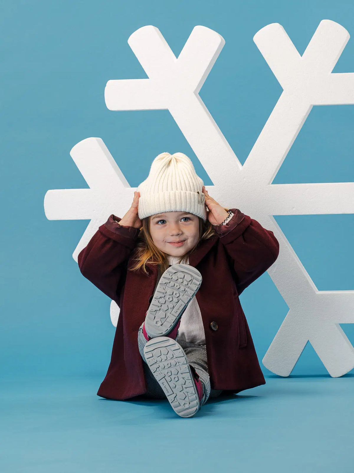 Kids winter barefoot boots Be Lenka Zippu Preschool - Berry & Grey - BarefootHub - UK Barefoot Shoes