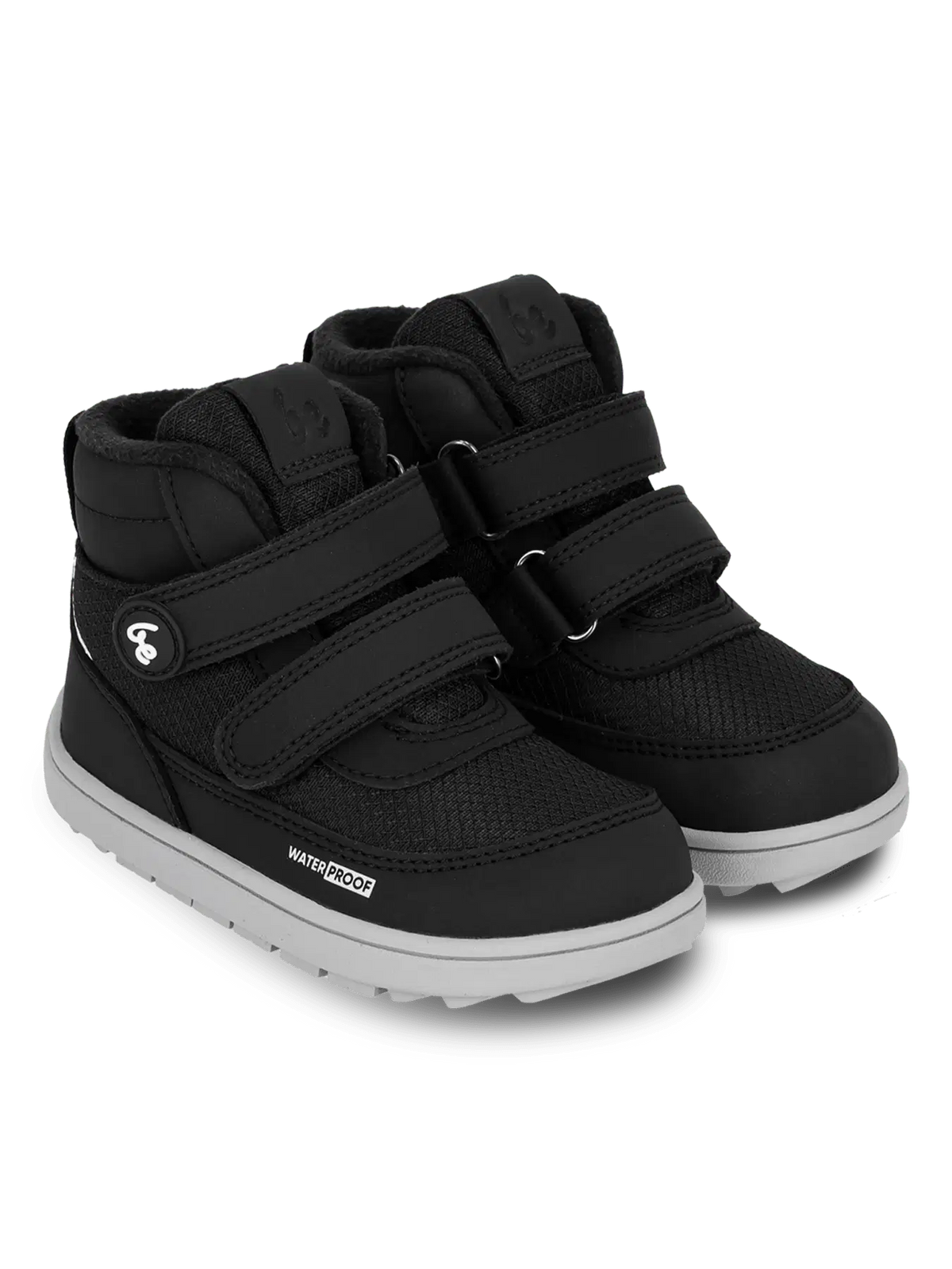 Kids winter barefoot boots Be Lenka Zippu Preschool - Black & Grey - BarefootHub - UK Barefoot Shoes