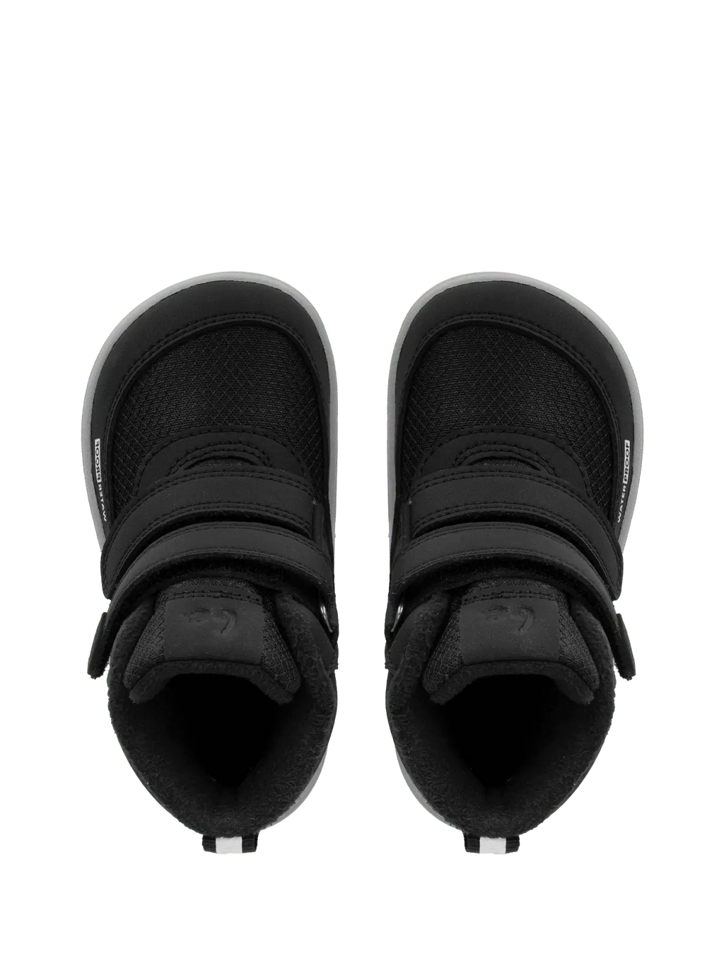 Kids winter barefoot boots Be Lenka Zippu Preschool - Black & Grey - BarefootHub - UK Barefoot Shoes