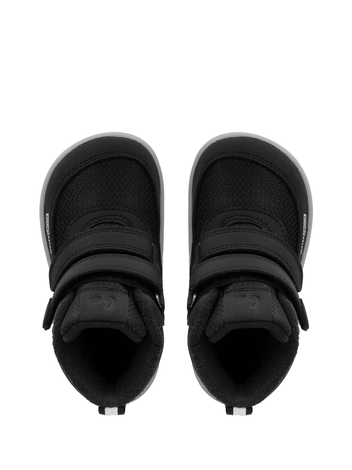 Kids winter barefoot boots Be Lenka Zippu Preschool - Black & Grey - BarefootHub - UK Barefoot Shoes