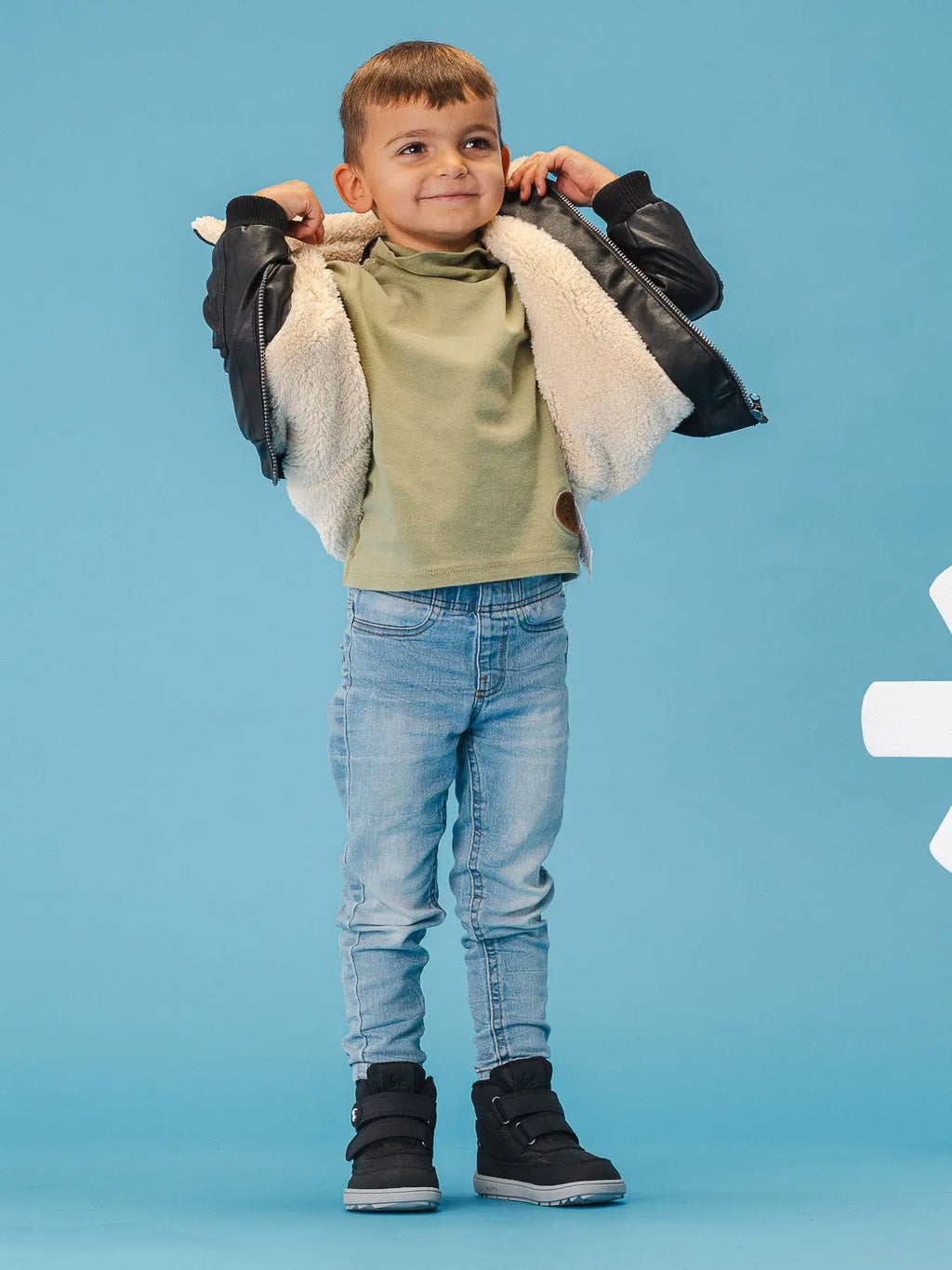 Kids winter barefoot boots Be Lenka Zippu Preschool - Black & Grey - BarefootHub - UK Barefoot Shoes