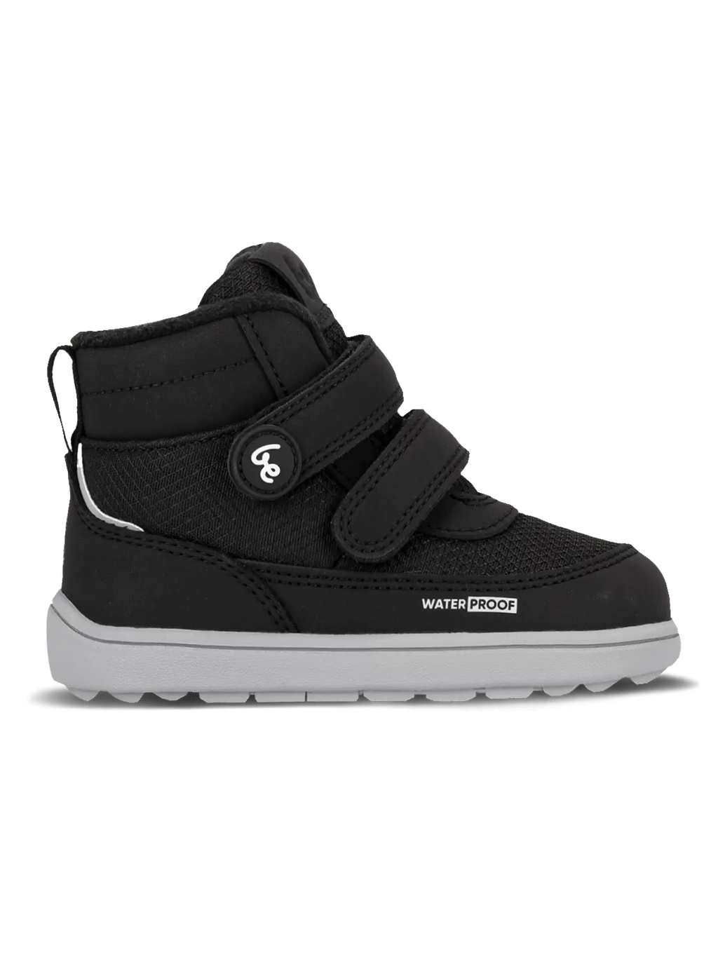 Kids winter barefoot boots Be Lenka Zippu Preschool - Black & Grey - BarefootHub - UK Barefoot Shoes