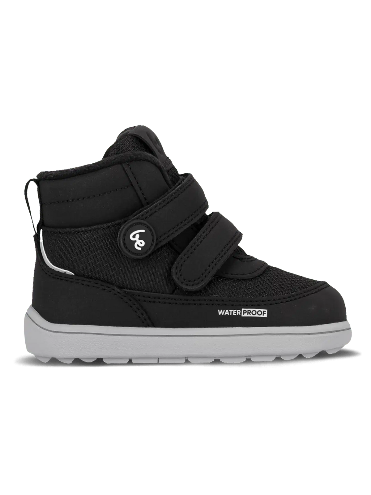 Kids winter barefoot boots Be Lenka Zippu Preschool - Black & Grey - BarefootHub - UK Barefoot Shoes