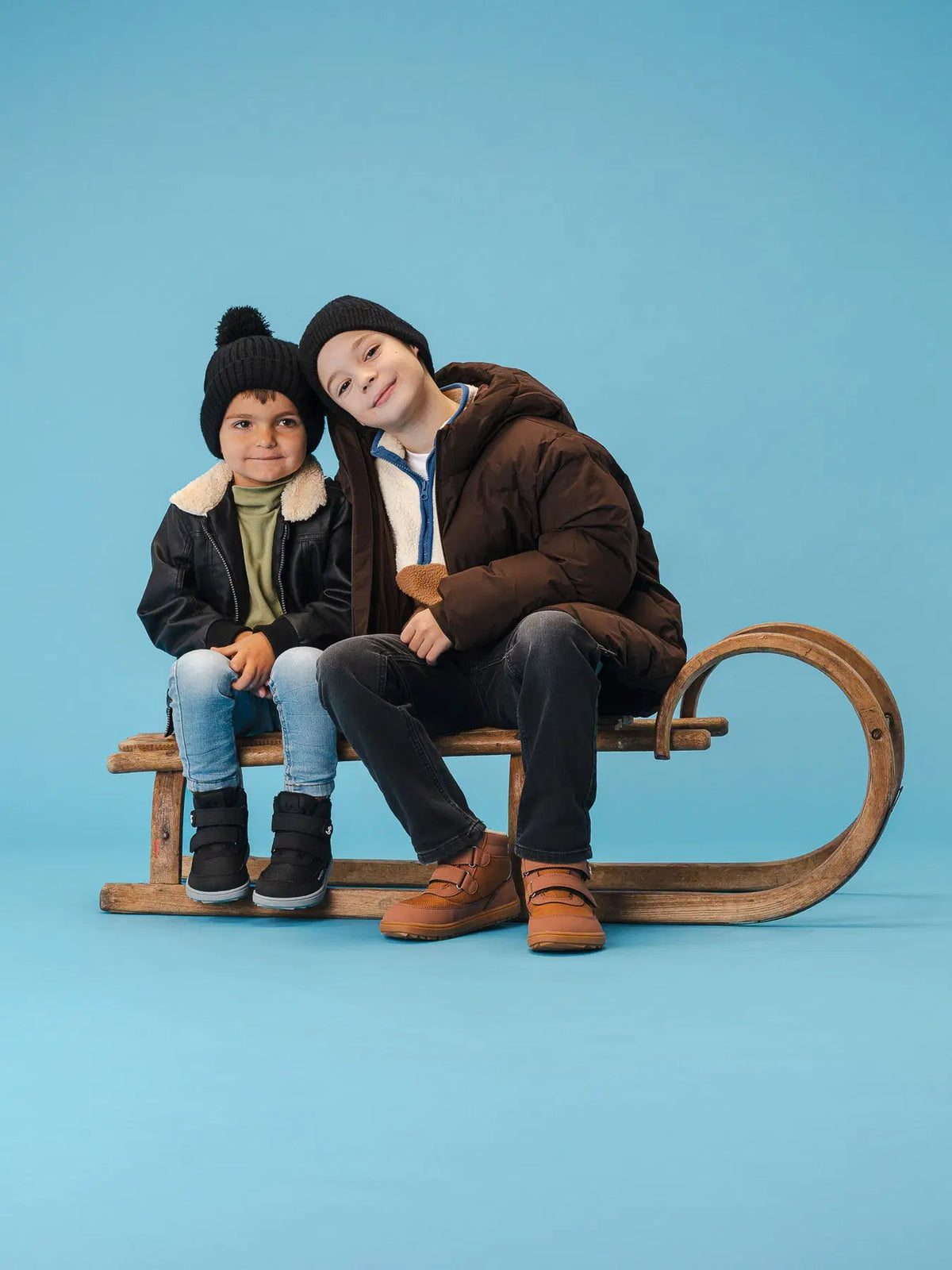 Kids winter barefoot boots Be Lenka Zippu Preschool - Black & Grey - BarefootHub - UK Barefoot Shoes