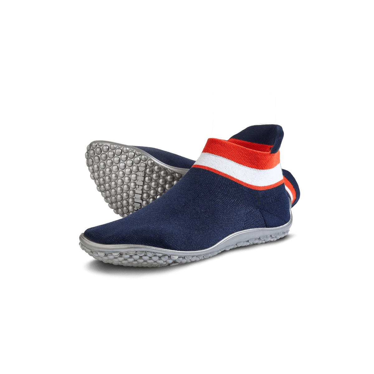 leguano sneaker - blue, red and white - BarefootHub - UK Barefoot Shoes