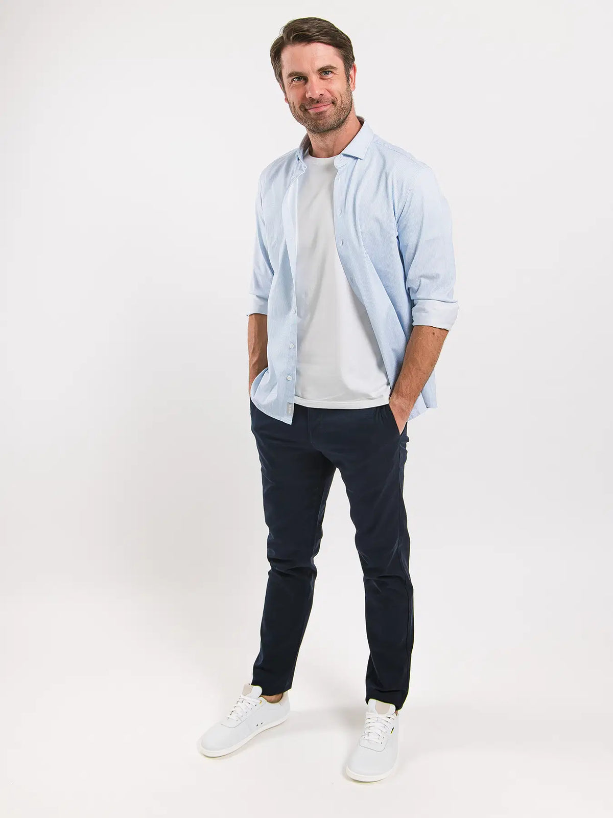 Men’s Shirt Regular Be Lenka Essentials - Blue and White