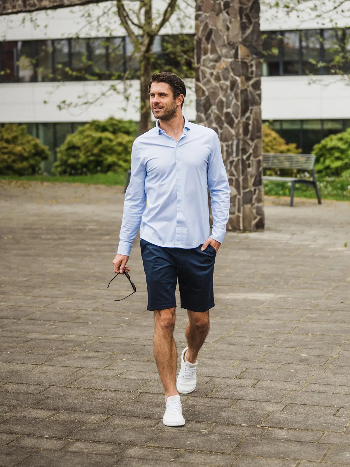 Men’s Shirt Regular Be Lenka Essentials - Blue and White