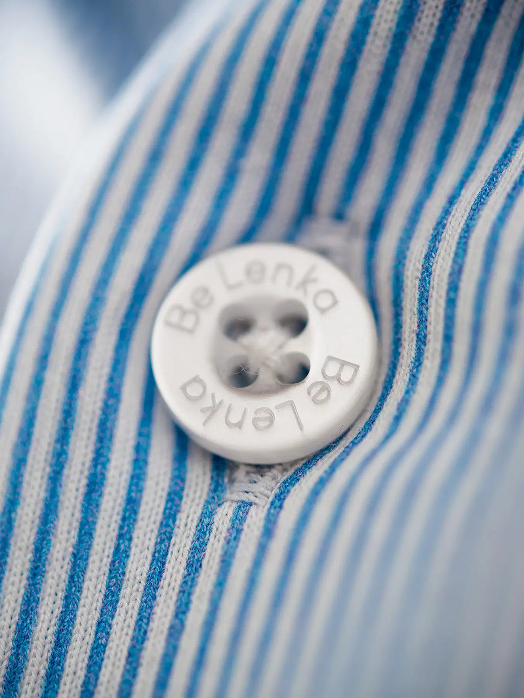 Men’s Shirt Regular Be Lenka Essentials - Blue and White