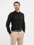 Herrenhemd Slim Be Lenka Essentials – Jet Black