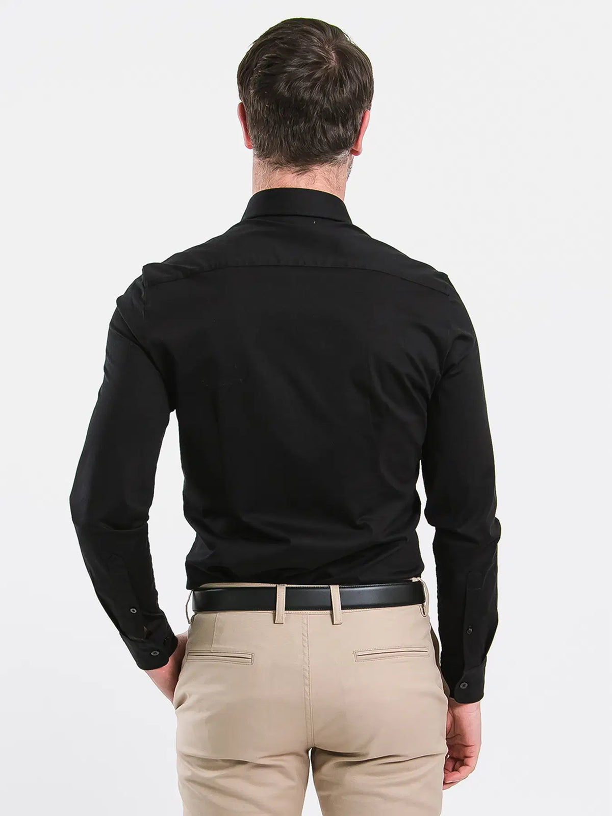 Herrenhemd Slim Be Lenka Essentials – Jet Black