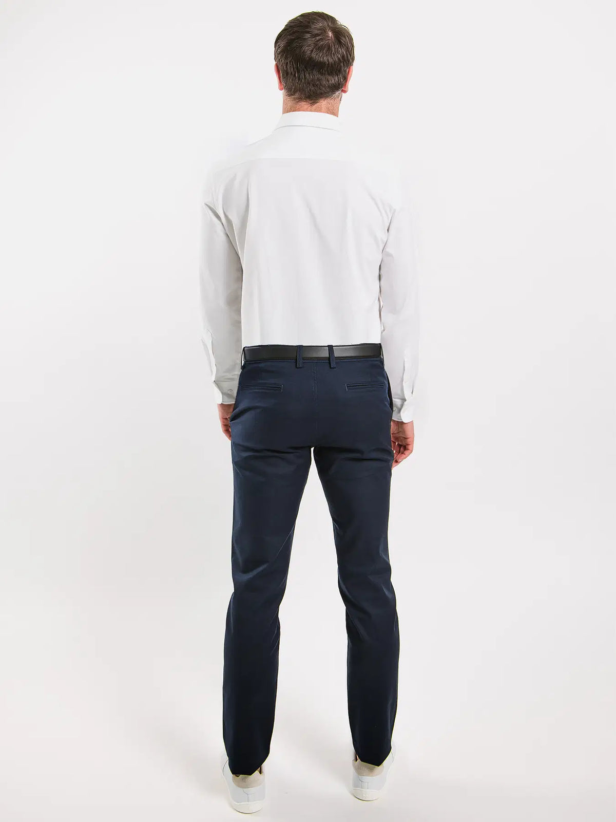 Herrenhemd Slim Be Lenka Essentials - Weiß