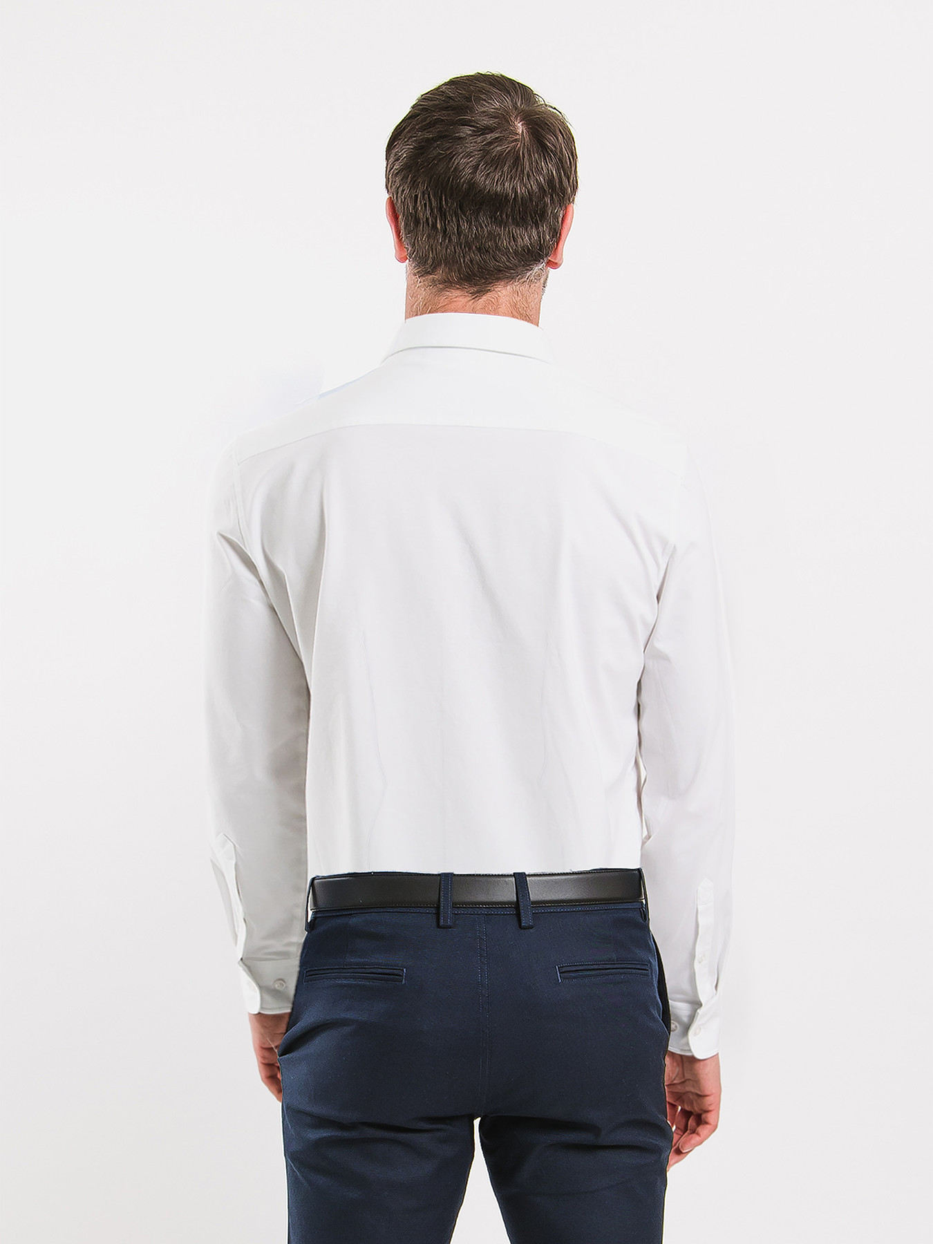 Herrenhemd Slim Be Lenka Essentials - Weiß