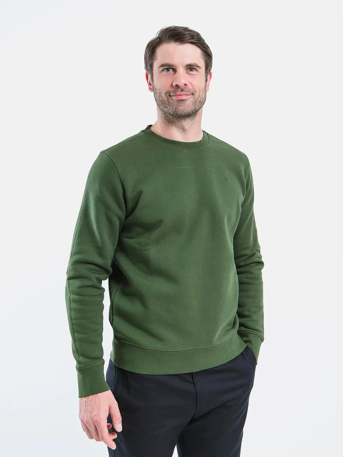 Men’s Sweatshirt Be Lenka Essentials - Dark Green
