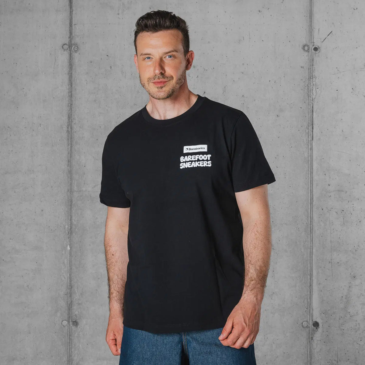 Unisex T-shirt Barebarics BoldTee - Black - BarefootHub - UK Barefoot Shoes
