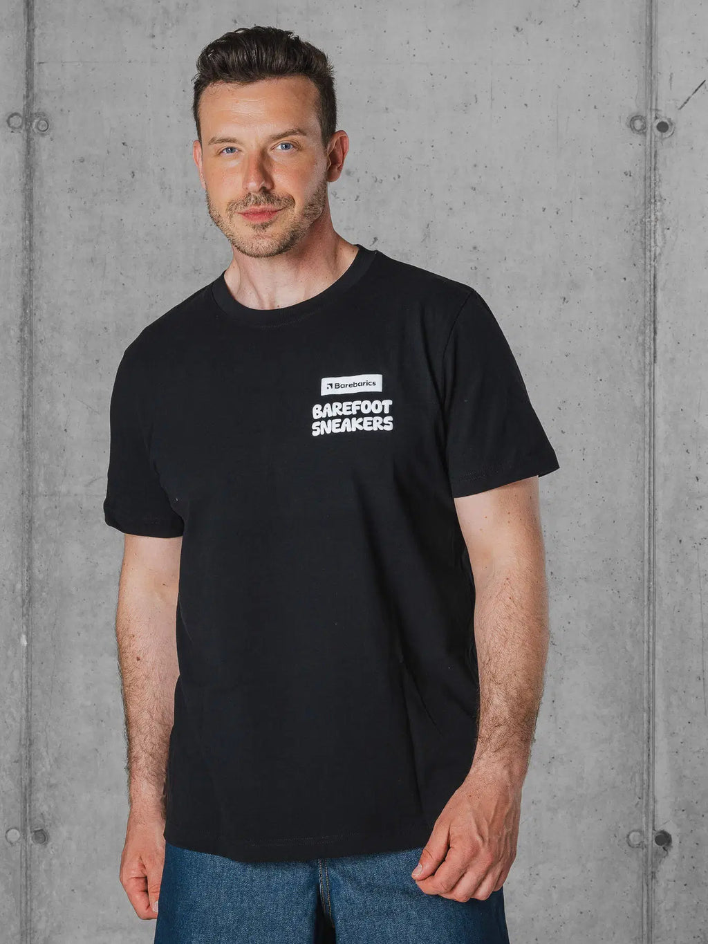 Unisex T-shirt Barebarics BoldTee - Black - BarefootHub - UK Barefoot Shoes