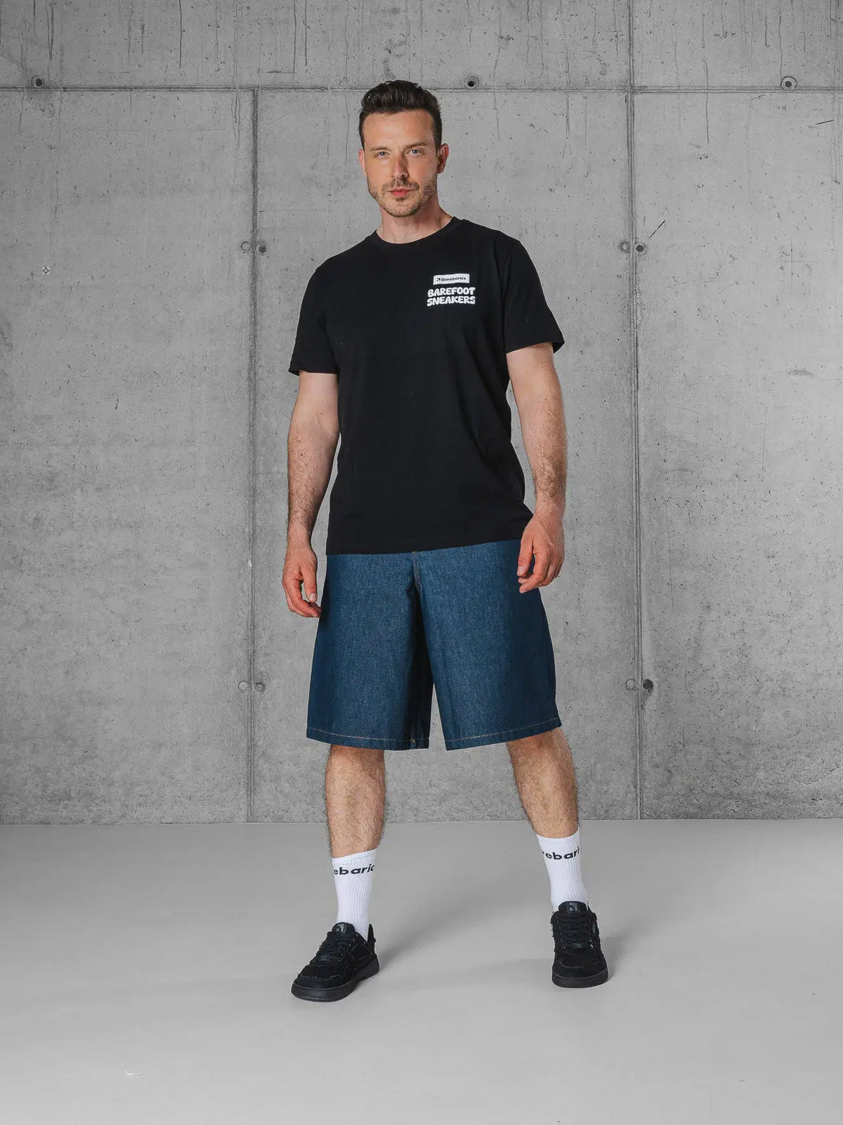 Unisex T-shirt Barebarics BoldTee - Black - BarefootHub - UK Barefoot Shoes