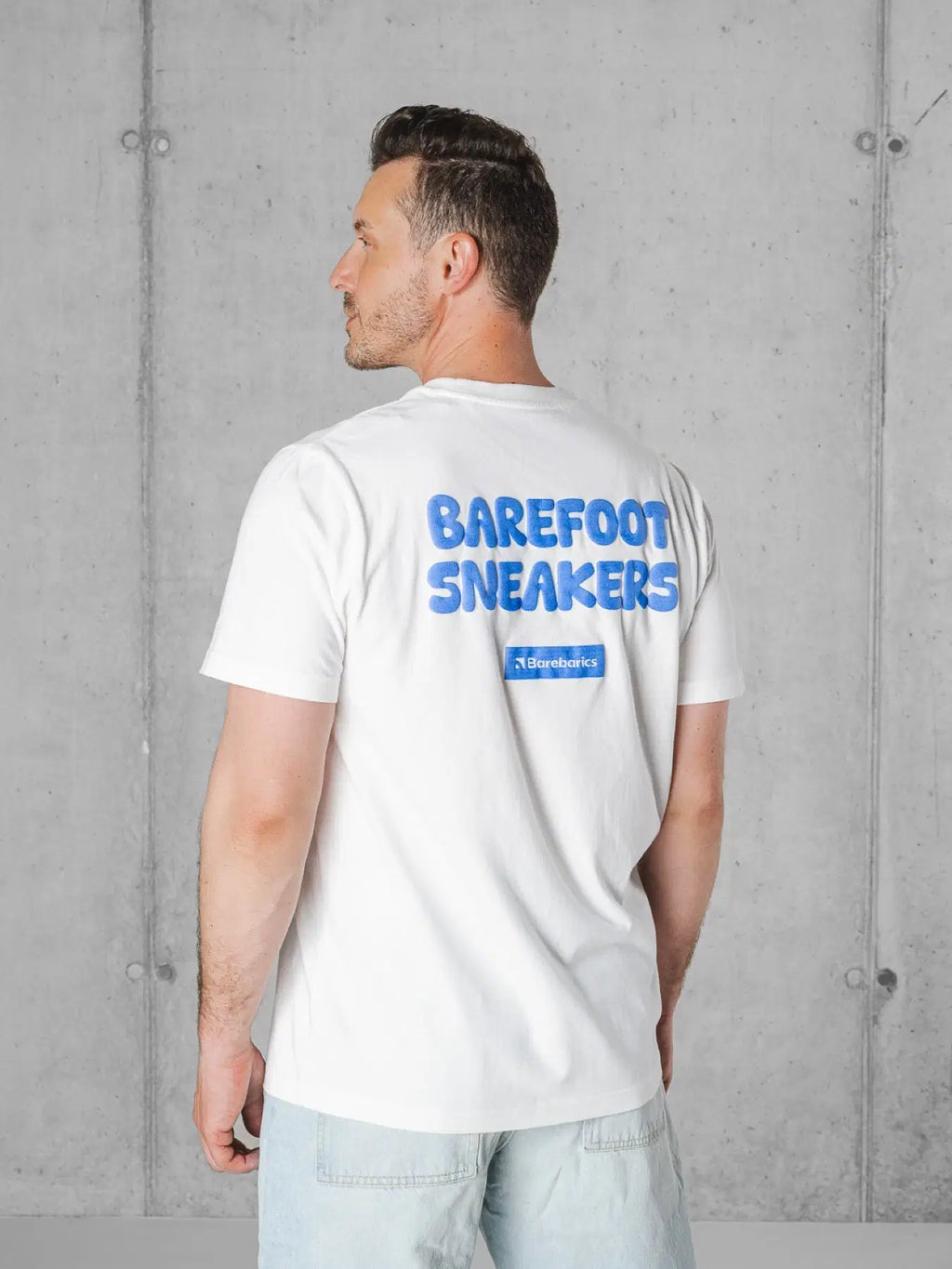 Unisex T-shirt Barebarics BoldTee - Off - White - BarefootHub - UK Barefoot Shoes