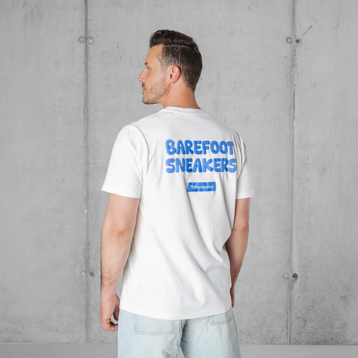 Unisex T-shirt Barebarics BoldTee - Off - White - BarefootHub - UK Barefoot Shoes