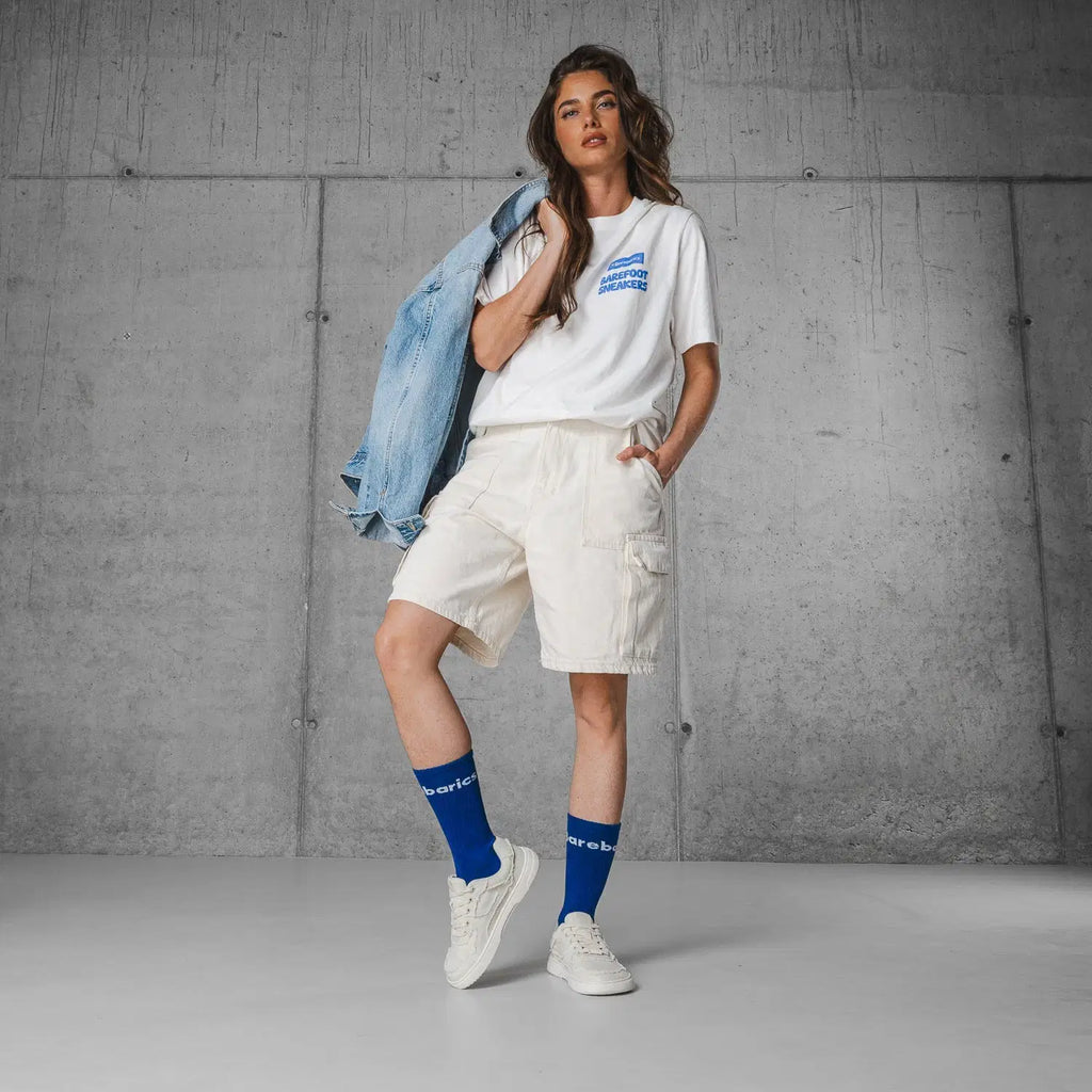 Unisex T-shirt Barebarics BoldTee - Off - White - BarefootHub - UK Barefoot Shoes