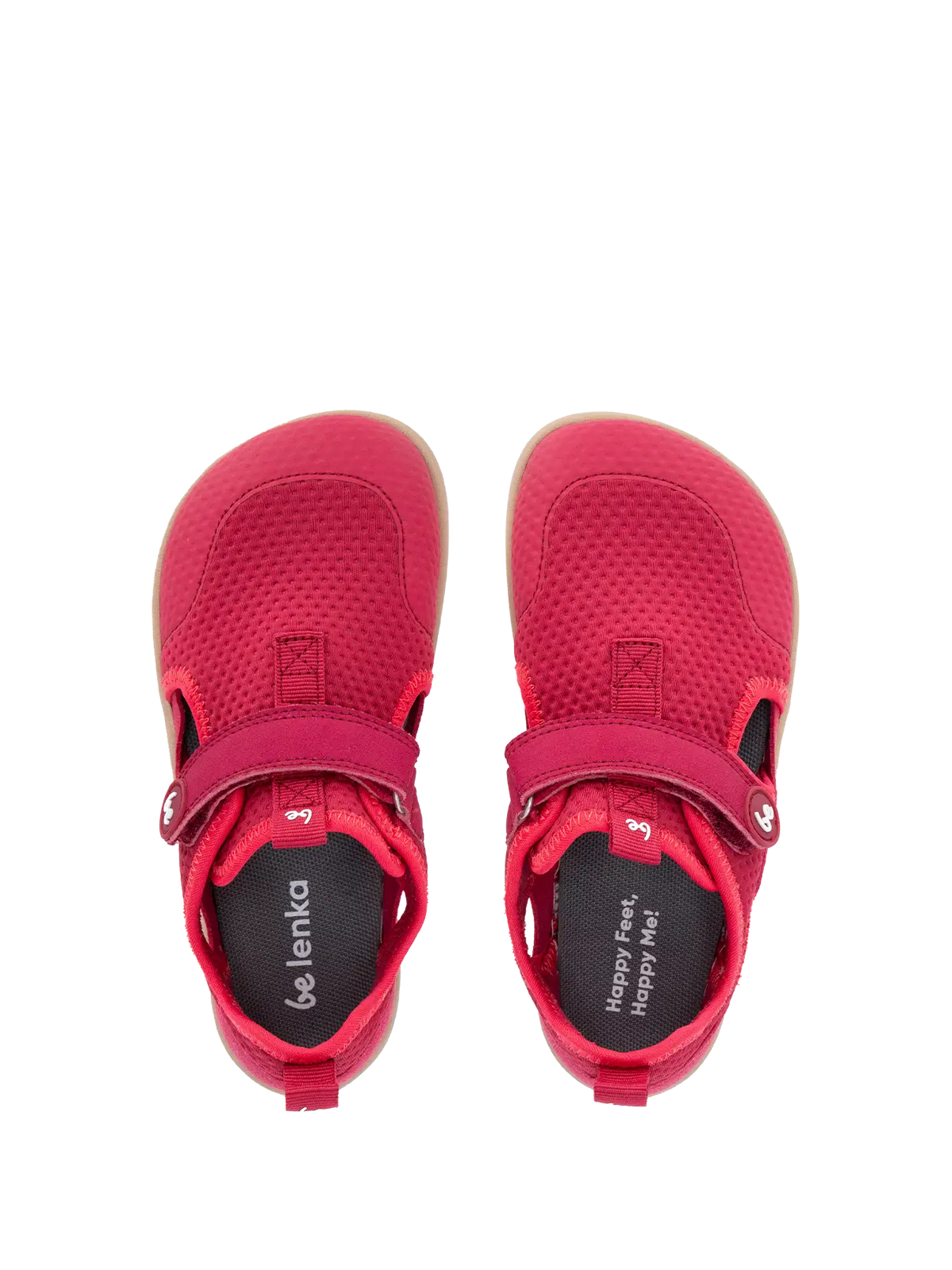 Kids barefoot sandals Zest Preschool - Berry