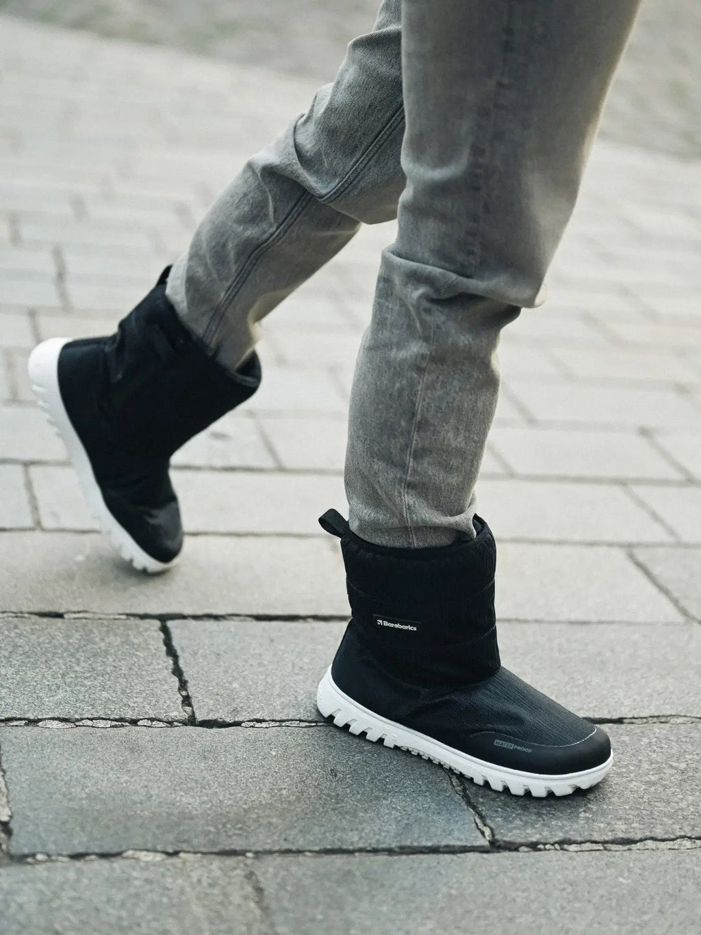 Barefoot Winter Boots Barebarics PolarStride - Black