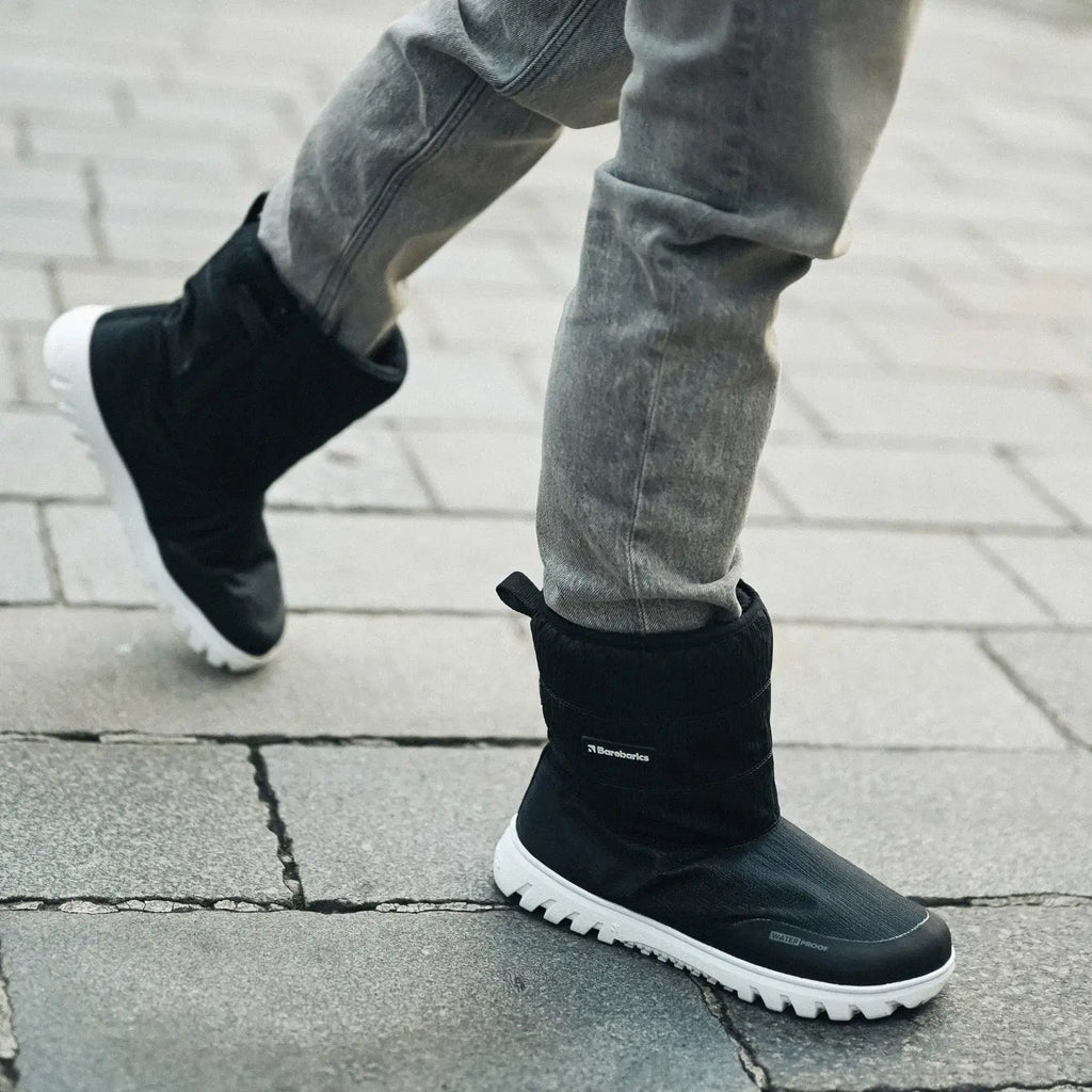 Barefoot Winter Boots Barebarics PolarStride - Black