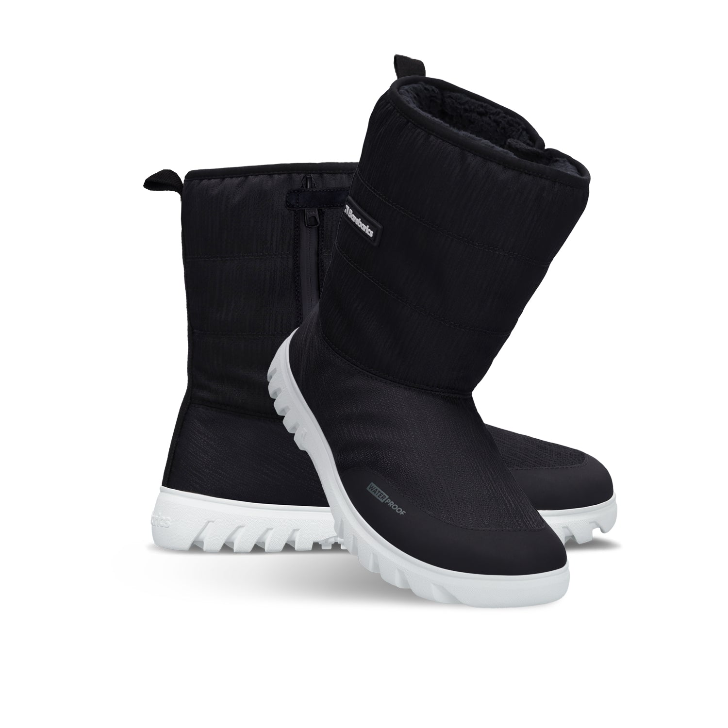 Barfuß-Winterstiefel Barebarics PolarStride – Schwarz