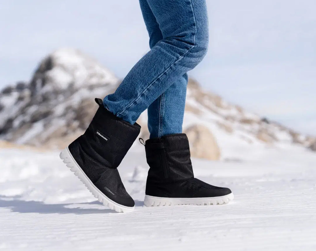 Barefoot Winter Boots Barebarics PolarStride - Black