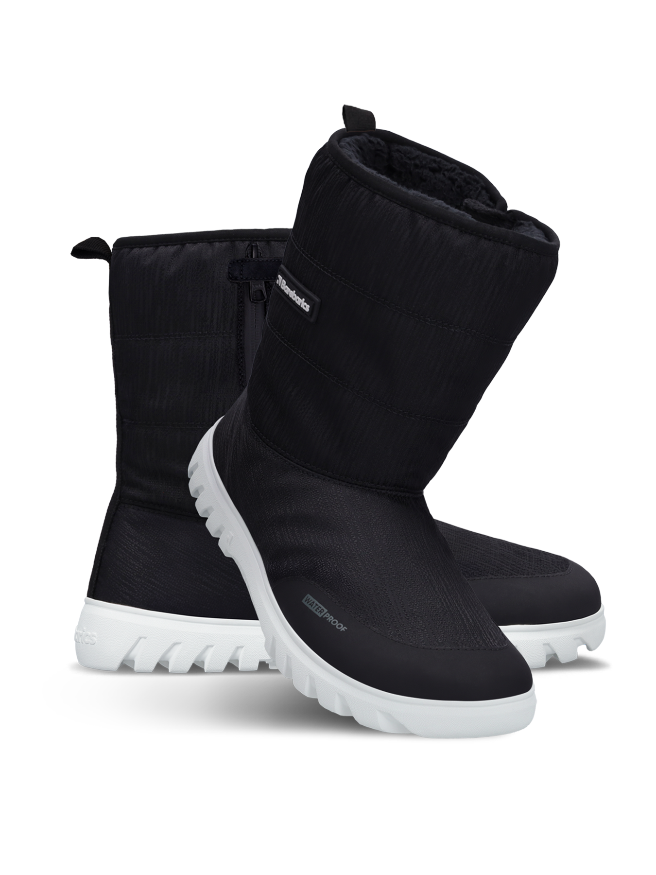 Barfuß-Winterstiefel Barebarics PolarStride – Schwarz