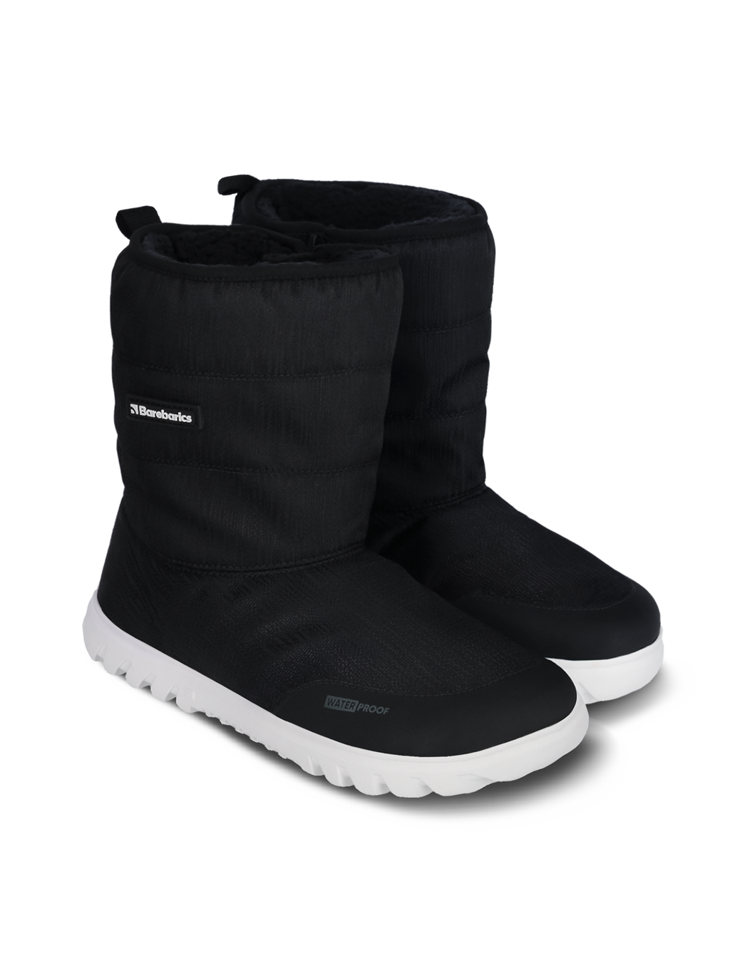 Barfuß-Winterstiefel Barebarics PolarStride – Schwarz
