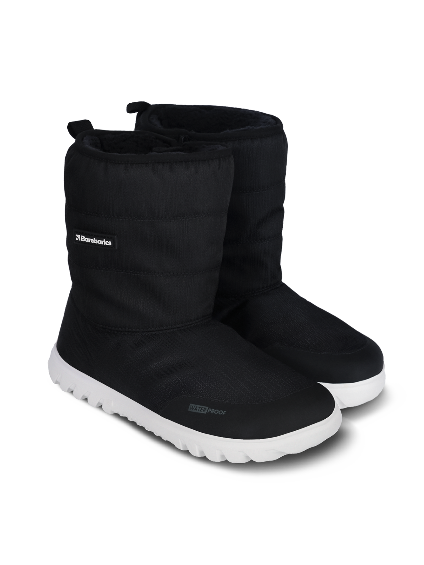 Barfuß-Winterstiefel Barebarics PolarStride – Schwarz