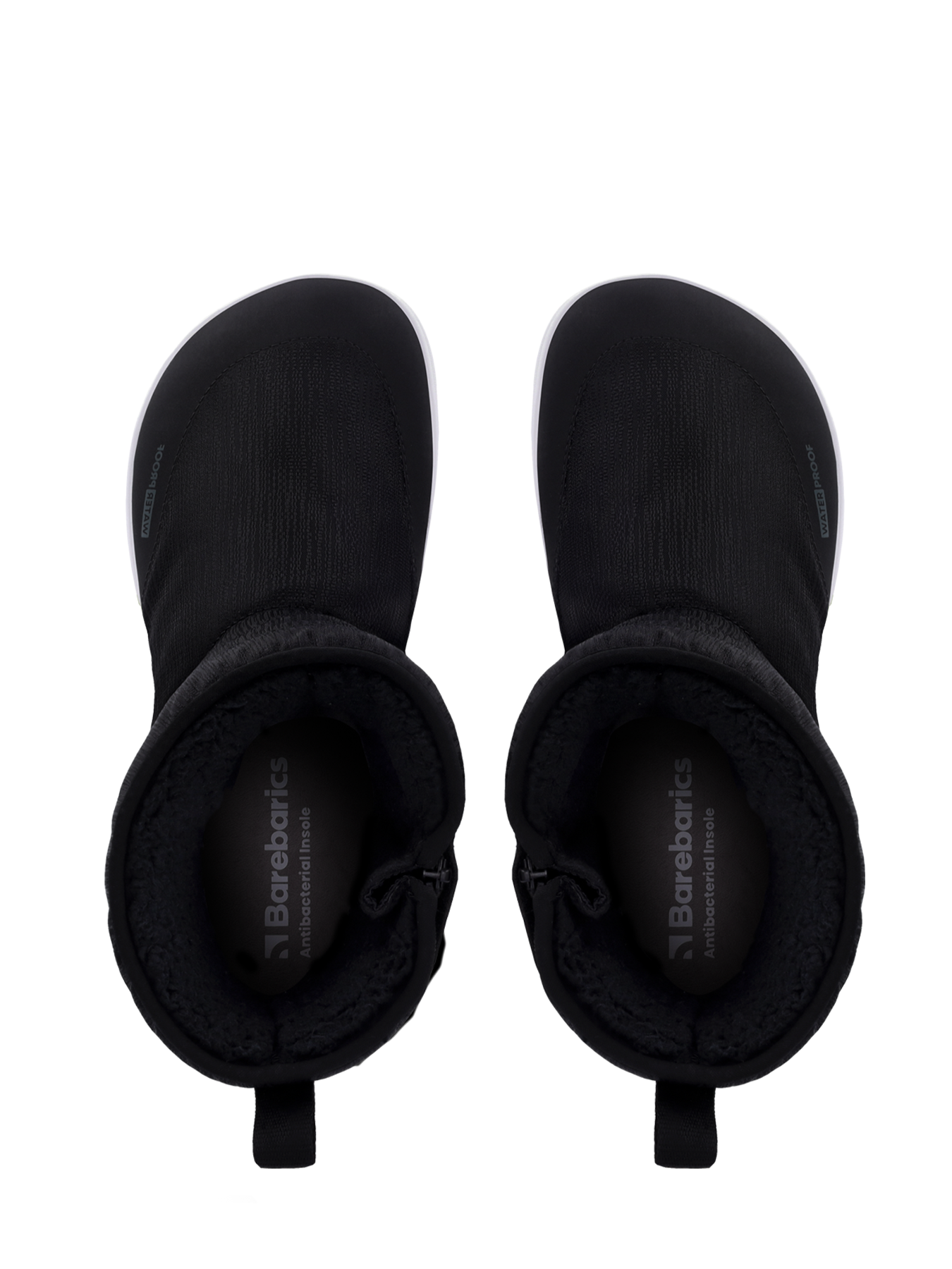 Barfuß-Winterstiefel Barebarics PolarStride – Schwarz