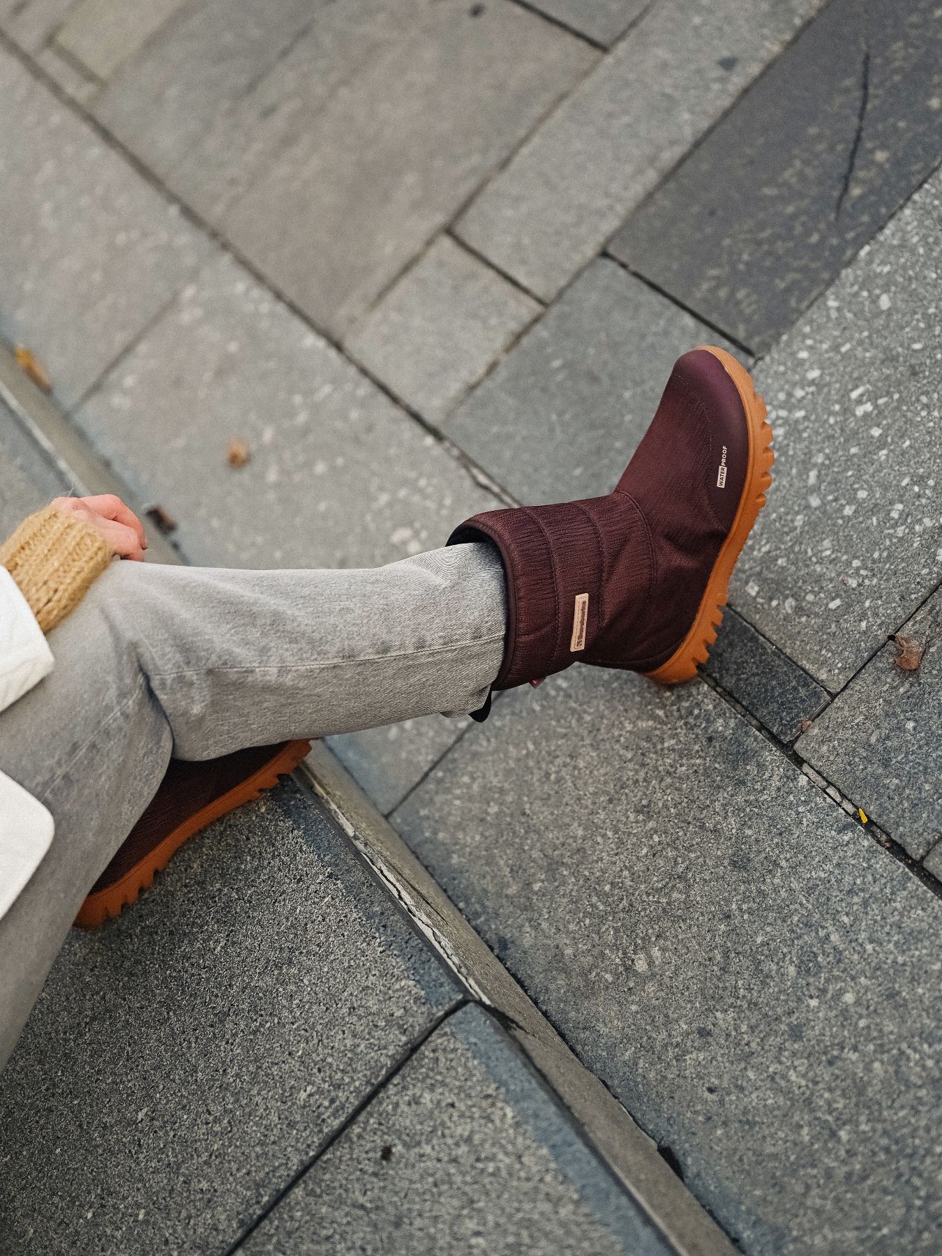 Barfuß-Winterstiefel Barebarics PolarStride – Kupferbraun