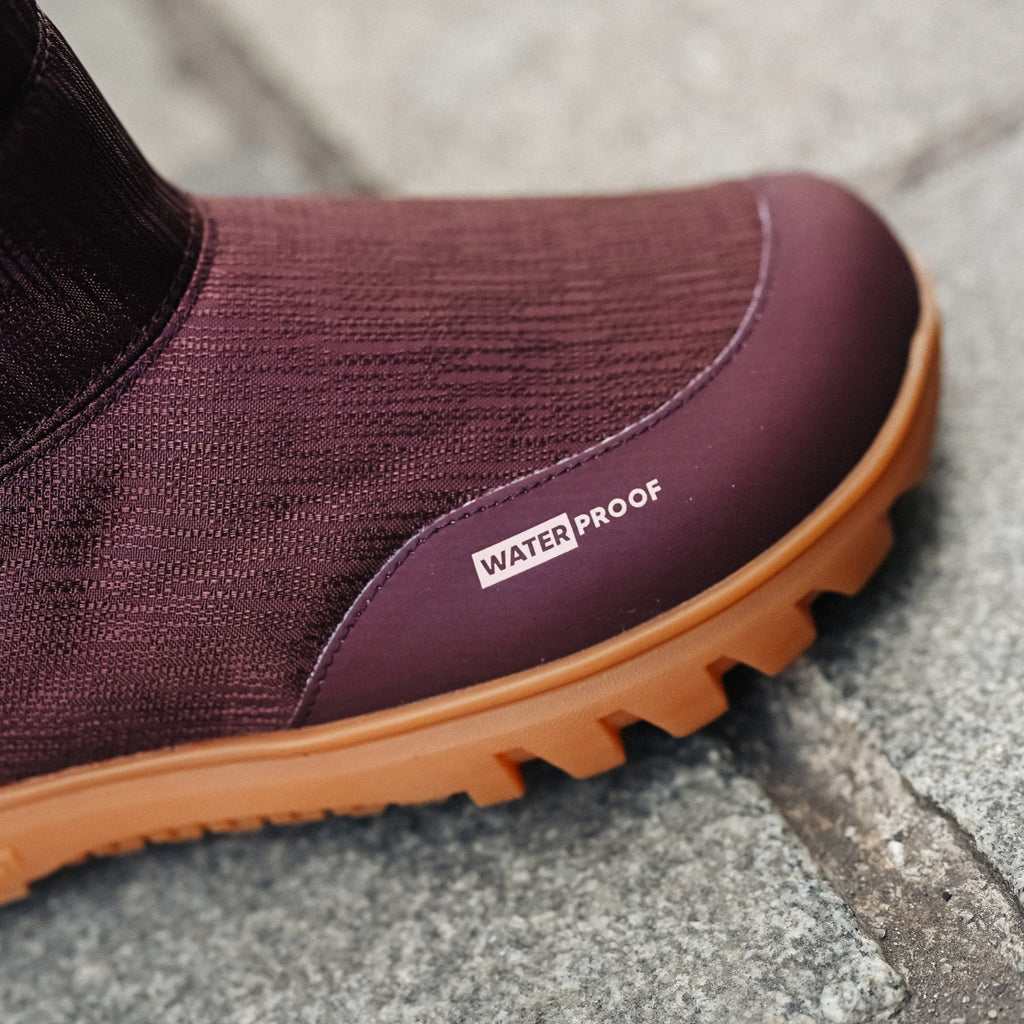 Barfuß-Winterstiefel Barebarics PolarStride – Kupferbraun