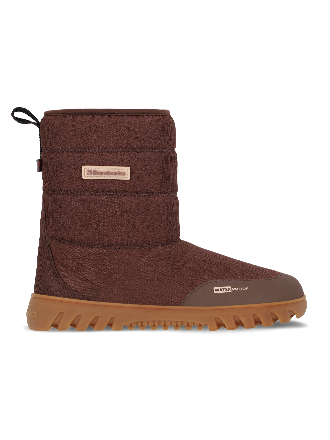 Barfuß-Winterstiefel Barebarics PolarStride – Kupferbraun
