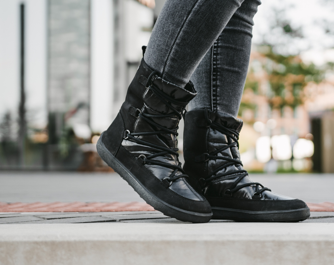 Winter-Barfußschuhe Be Lenka Snowfox Damen - Schwarz