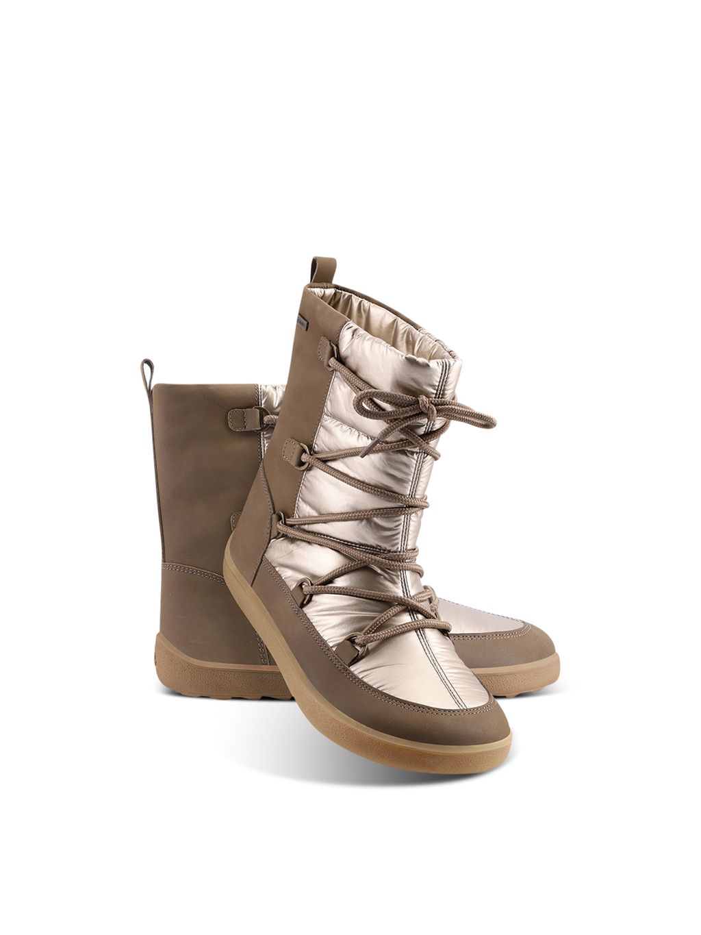 Winter-Barfußschuhe Be Lenka Snowfox Damen - Champagne & Braun