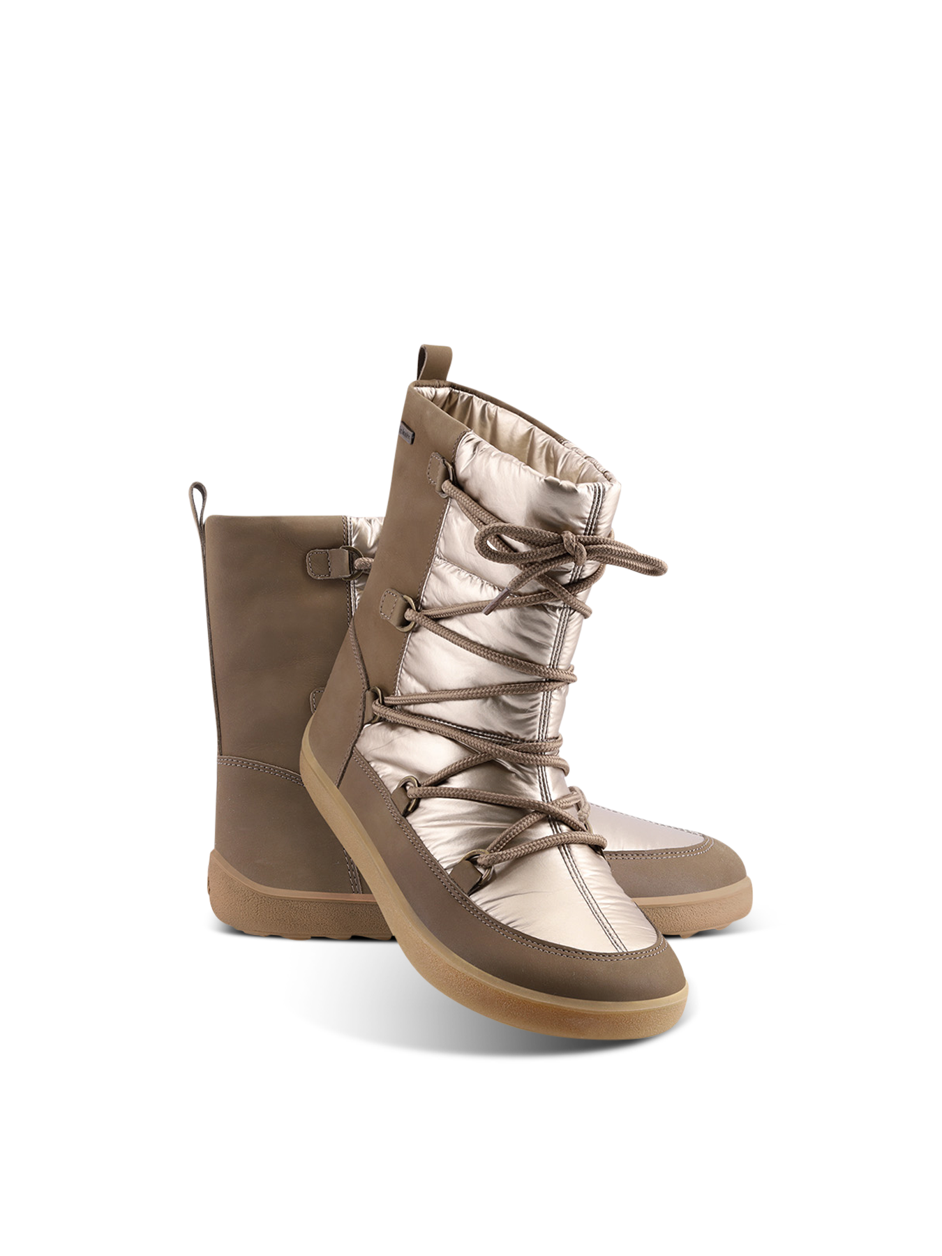 Winter-Barfußschuhe Be Lenka Snowfox Damen - Champagne & Braun