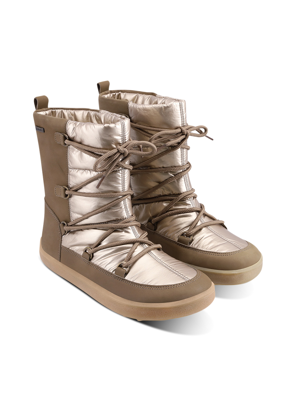 Winter-Barfußschuhe Be Lenka Snowfox Damen - Champagne & Braun