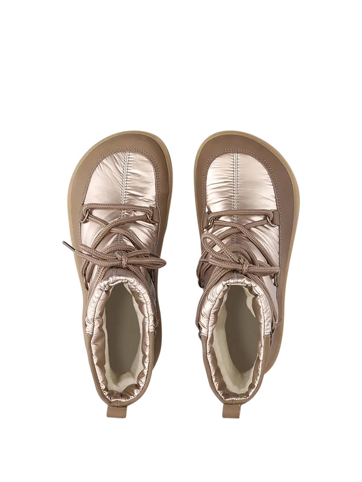 Winter Barefoot Boots Be Lenka Snowfox Woman - Champagne & Brown