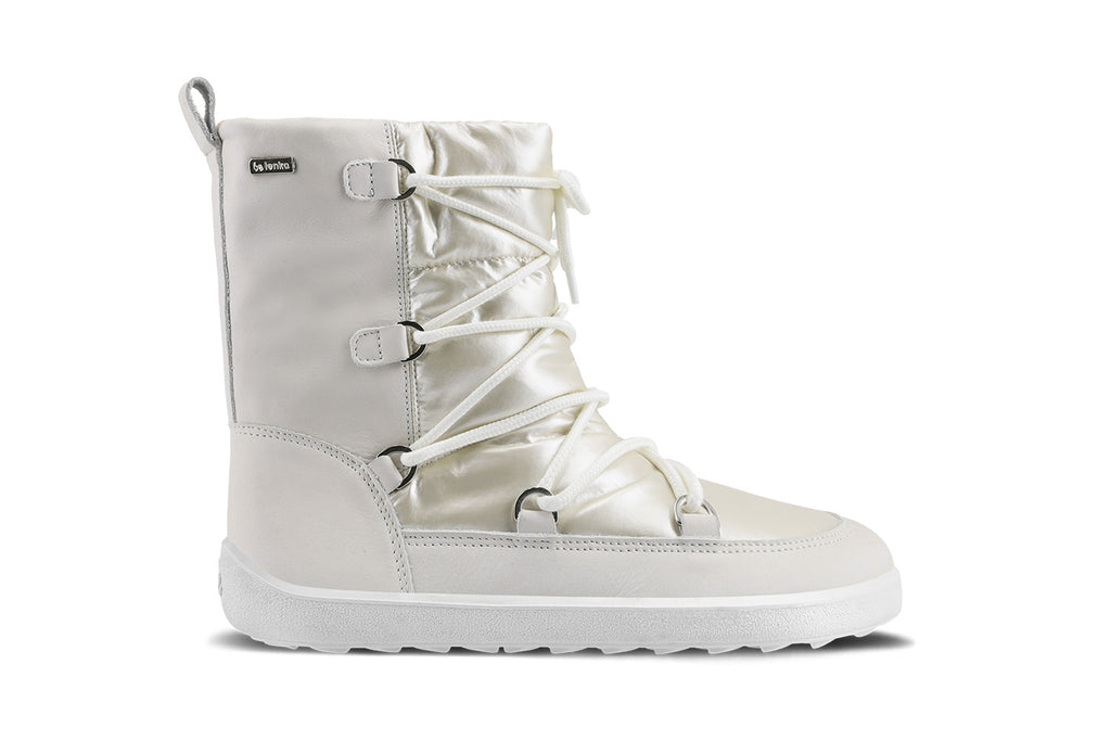 Winter Barfußschuhe Be Lenka Snowfox Damen - Pearl White