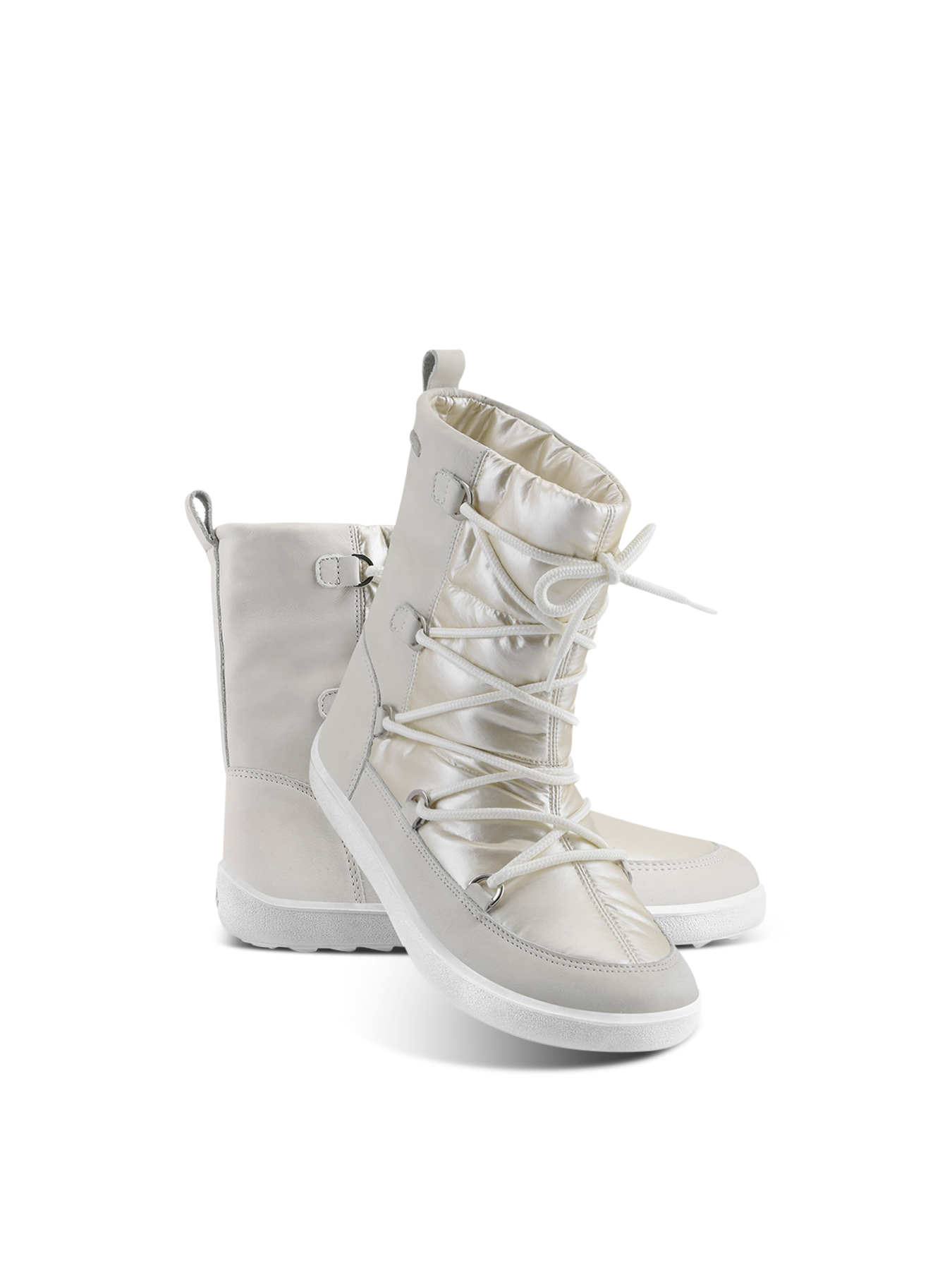 Winter Barfußschuhe Be Lenka Snowfox Damen - Pearl White